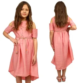 sukienka-wyciete-ramiona-pasek-boho-morela-104