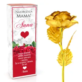 dzien-mamy-prezent-dla-mamy-zlota-roza-dedykacja