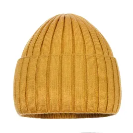 ciepla-klasyczna-wywijana-czapka-zimowa-na-zime-unisex-podwojna-miodowa