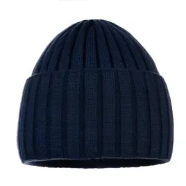 ciepla-klasyczna-wywijana-czapka-zimowa-na-zime-unisex-podwojna-granatowa