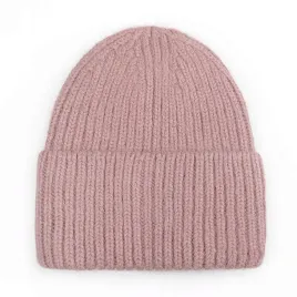 czapka-beanie-damska-welniana-welna-zimowa-na-zime-60percent-angora-rozowa