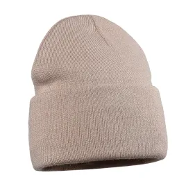 ciepla-klasyczna-wywijana-czapka-zimowa-na-zime-unisex-podwojna-brazowa