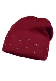 majka-czapka-damska-beanie-wywijana-zimowa-bordowa