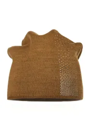 brazowa-czapka-damska-dzety-jesienna-zimowa-ozdobne-dzety-beanie-majka