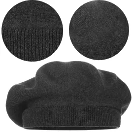 grafitowy-beret-klasyczny-damski-elegancki-zimowy-produkt-polski-majka