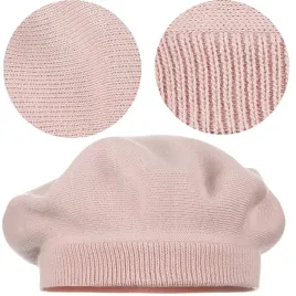 rozowy-beret-klasyczny-damski-elegancki-zimowy-produkt-polski-majka