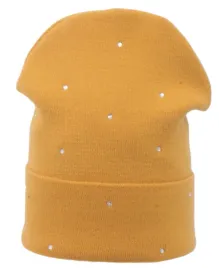 czapka-damska-jesienna-zimowa-zdobiona-cyrkoniami-wywijana-miodowa