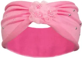 opaska-dziecieca-niemowleca-turban-kwiaty-perelki