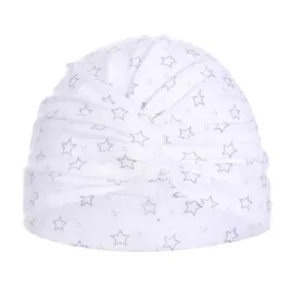 czapka-turban-dziecieca-letnia-wiosenna-biala-w-gwiazdki-roz-42-44