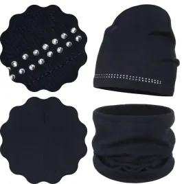 majka-komplet-jesienny-czapka-beanie-komin-40-46-dzety-granat-granatowy