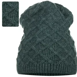czapka-damska-kobieca-beanie-ciepla-jesienna-zimowa-ozdobna-zielona