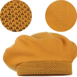 zolty-beret-klasyczny-damski-elegancki-zimowy-produkt-polski-majka