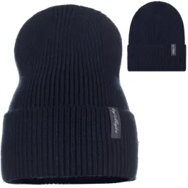 czapka-damska-kobieca-beanie-jesienna-zimowa-polska-marka-majka-granatowa