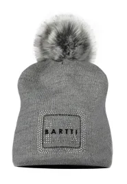 czapka-beanie-z-pomponem-damska-zimowa-szara