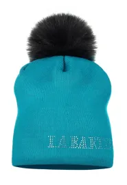 czapka-damska-beanie-z-pomponem-zimowa-turkus