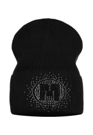 czapka-damska-beanie-wywijana-zimowa-czarna