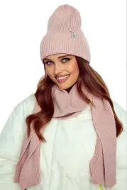 czapka-damska-kobieca-beanie-jesienna-polska-marka-zimowa-roz-rozowy