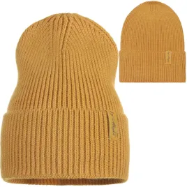 czapka-damska-kobieca-beanie-jesienna-zimowa-polska-marka-miod-zolty