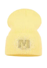 czapka-damska-beanie-wywijana-zimowa-zolta