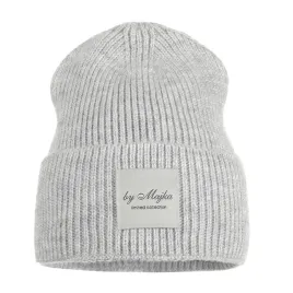 czapka-damska-beanie-zimowa-jasno-szara-majka