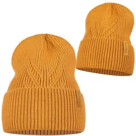 czapka-beanie-zimowa-damska-ciepla-na-zime-wywijana-miekka-zolta-majka