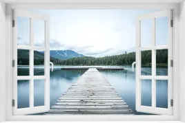 tapeta-flizelinowa-efekt-okno-3d-krajobraz-natura-jezioro-gory-most-kr-135