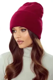 ciepla-klasyczna-wywijana-czapka-zimowa-na-zime-unisex-podwojna-bordowa