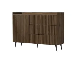 komoda-ademo-4-szerokosc-126-cm-orzech-ryflowany-front-drzwi-3-szuflady-now