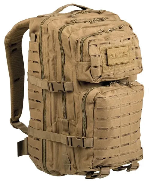 Mil-Tec Plecak Wojskowy Laser Cut 36L Coyote