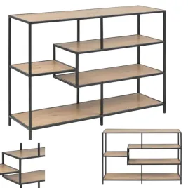 duzy-drewniany-metalowy-ozdobny-regal-polka-szafka-na-ksiazki-ozdoby-salon