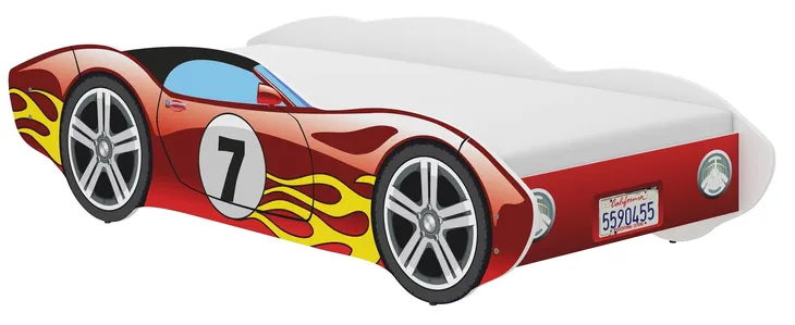 Łóżko Auto CORVETTA 160x80 + materac - SAMOCHÓD !