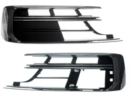 audi-a8-4n-2018-2021-atrapa-zderzaka-czarna-nowa-lewa-prawa-komplet