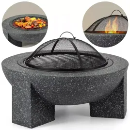 palenisko-ogrodowe-na-taras-dzialke-ciemny-granit-grill-pogrzebacz