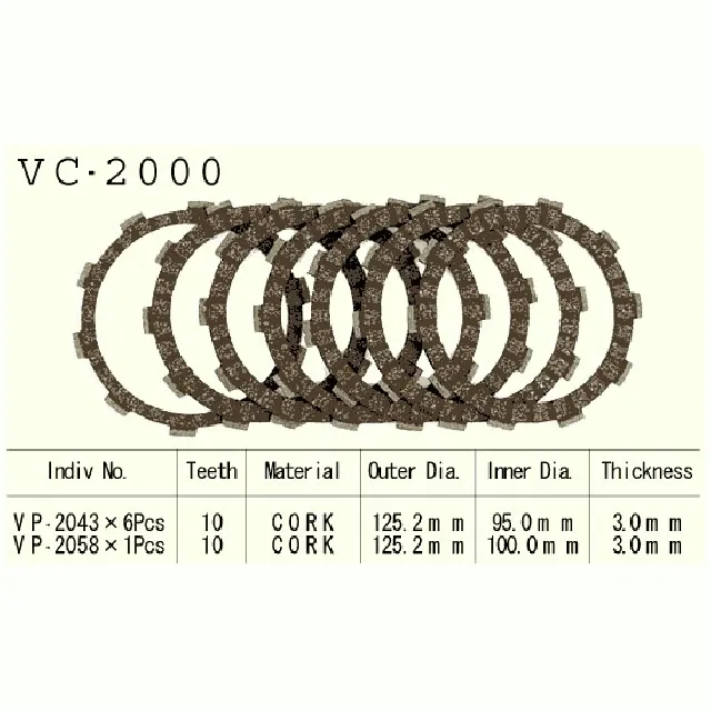 tarcze-sprzeglowe-vesrah-vc-2000-stan-nowy