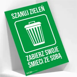 tablica-informacyjna-szanuj-zielen-pcv-3mm-40x30