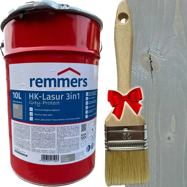 Remmers hk-lasur impregnat do drewna elewacji 10L Platynowy 2291