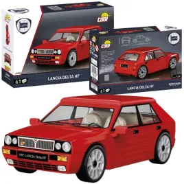 cobi-24508-samochod-lancia-delta-hf-klocki-61-el-model-auto-czerwone