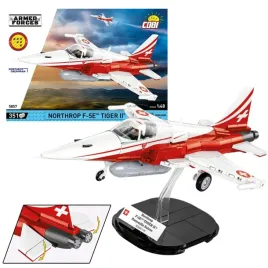 cobi-5857-samolot-northrop-f-5e-tiger-ii-klocki-wojskowe-figurka-podstawka