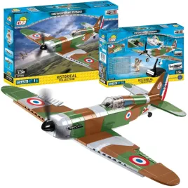 cobi-5720-dewoitine-d-520-samolot-klocki-283-el-dla-dzieci-9-skala-1-32