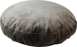 nowoczesna-pufa-okragla-poduszka-podnozek-sztruks-taupe-siedzisko-70x70-cm