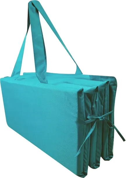 MATA NA PLAŻE KAMIENISTE MATA PLAŻOWA GRUBA DO CHORWACJI 180x60x3cm rączki