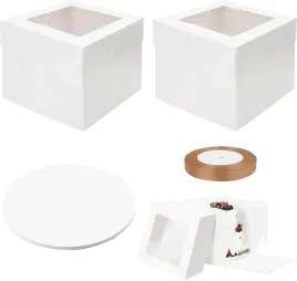 2x-pudelko-na-tort-25x25x20-cm-karton-z-okienkiem-transportowe-ciasto