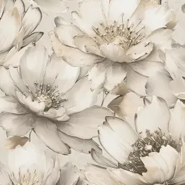 tapeta-kwiaty-liscie-roslinna-elegancka-scienna-papierowa