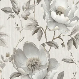 tapeta-kwiaty-liscie-roslinna-elegancka-scienna-papierowa