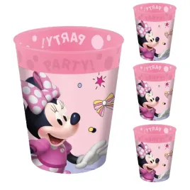 kubeczek-plastikowy-wielorazowy-myszka-minnie-rozowy-procos-250-ml