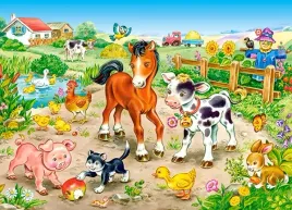 puzzle-zwierzeta-wies-farma-zadroda-120-el-castor