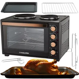 mini-piekarnik-30l-3300w-2-palniki-termoobieg-rozen-2w1-xxl-plyty-grzewcze
