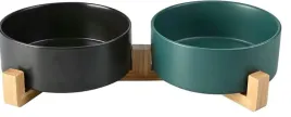 miski-ceramiczne-dla-psa-kota-z-podstawka-bambusowa-2x-400ml