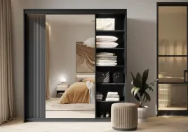 szafa-trend-tz-01-szerokosc-200-cm-przesuwna-ryflowany-czarny-front-lustro