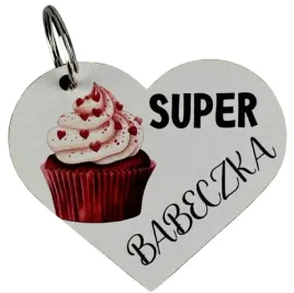 breloczek-serce-biale-z-sentencja-super-babeczka-prezent-upominek